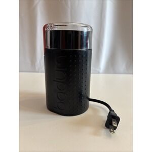 Bodum Bistro Electric Coffee Grinder Switzerland 11160-3 Black Compact Works